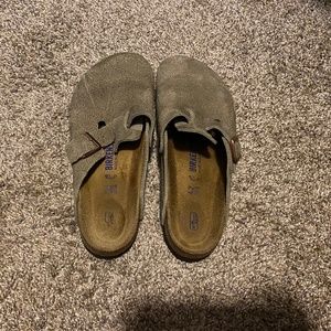 Taupe Birkenstock Boston